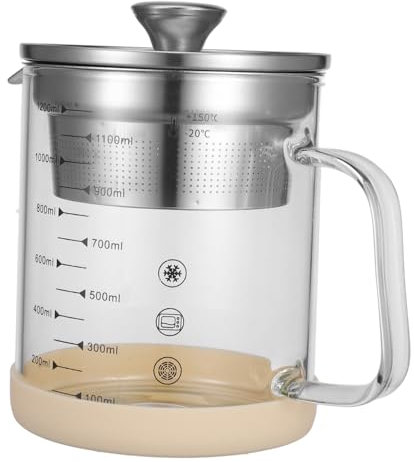 CIYODO Séparateur De Graisse Multifonctionnel Passoire Polyvalent Filtration Pour Pot De Filtre à Graisse Stockage D'huile Graisse De Lard Acier Inoxydable 304 Transparent