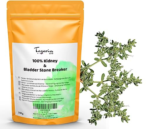 100g Kidney and Bladder Stone Breaker - Urinary System Cleaning - Prevents Kidney and Bladder Stones from Forming - Herniaria Hirsuta - Premium - TazarinLTD
