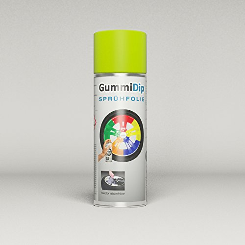 Gummi Dip Sprühfolie, Neon Spray in NEON gelb, 400 ml