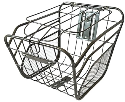 predolo Panier de vélo électrique Avant et arrière, Panier de Rangement pour vélo, léger, Portable, Facile à Assembler, Porte-Bagages pour la Conduite