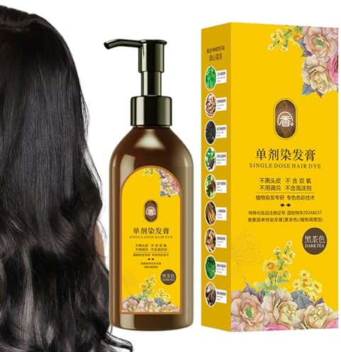 Tinta Capelli per Donna - Crema Colorante - Crema Vegetale Con Tre Tonalità Classiche Colorazione Delicata Per Famiglia Amici