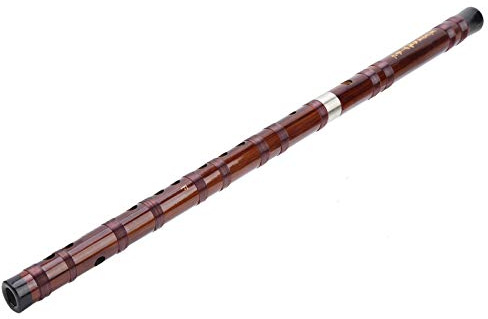 Bambuflöjt Dizi, professionellt universellt bärbart kinesiskt musikinstrument, för professionella populära låtar(Key F)