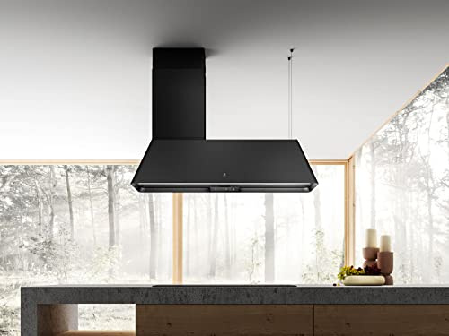 ELICA IKONA MAXXI PURE BL MAT/F/120 CAPPA A ISOLA FILTRANTE NERO 120 CM PRF0171195