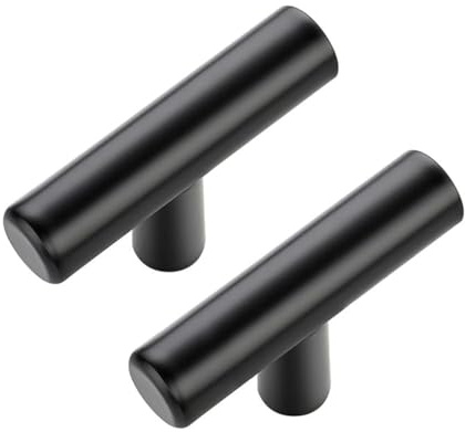 JOY DECOR 30 Pack Cabinet Knobs, Black Cabinet Handles, 2in Kitchen Cabient Knobs, Single Hole Drawer Knobs for Dresser Drawers