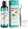Coconut Pulling Oil - Ayurvedic Mint Oil Pulling Mouthwash with Tongue Scraper | Natural Essential Oils for Fresh Breath, Teeth Whitening & Healthy Gums | Alcohol-Free