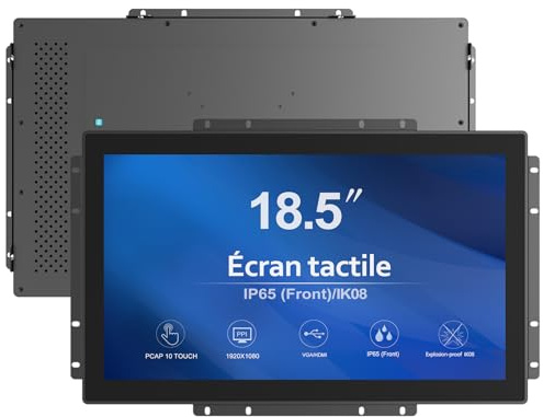 GreenTouch Monitor capacitivo a 18,5 pollici industriale del touch screen della struttura aperta di alta luminosità di 1000 pidocchi