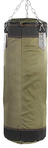 Bnineteenteam Krafttraining Boxsack, Fitness hängender Sandsack Oxford-Stoff ungefüllte Punchingsack Kampfsport 0,6m / 0,8m / 1m / 1,2m Boxsack mit Montagezubehör(60CM-Grün)