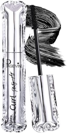 Prreal Platinum Leather Mascara Black, Telescopic Waterproof Tubing Mascara Wand, 3D Curling Volumizing & Lengthening Eyelash,Long Lasting & Non-Clumping