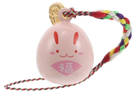 KOMBIUDA Phone Chain Lanyard Med Bjällra Japansk Mobilhängare Med Lyckosam Daruma Säker Tjejkedja För Mobilväska Ryggsäck Kinesisk Nyårsdekoration