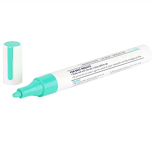 Cyrank Penna per pittura per auto, pennarelli per vernice a base di olio Penna per pittura per pneumatici ad asciugatura rapida per pittura su roccia Pneumatici per auto Metallo (Verde)