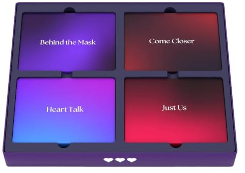 Intimacy Building Conversationskort, Deep Questions Card Game Couples | Trust Deep Connection Relationship Starter för Him Her Bröllop Honeymåne jubileum alla hjärtans dag bondad datum natt