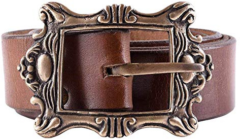 Battle-Merchant Ceinture de pirate avec boucle en laiton antique