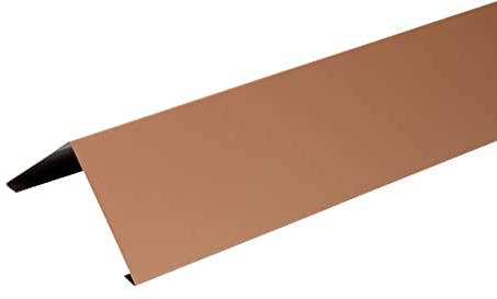 Faitage simple 2 pinces ALUMINIUM MIEL - 2M - Dimension du profilé 400 mm