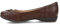 Naturalizer Women's Gift Skimmers Ballet Flat, Dark Brown, 7 UK