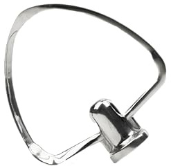 Kitty Professional Flachrührer Edelstahl Schmetterling kompatibel mit KitchenAid MINI Küchenmaschine | schneller und spülmaschinenfest