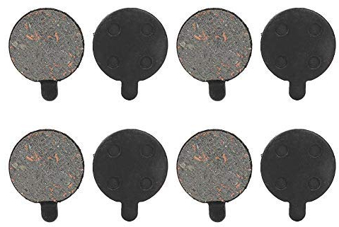 Nikou Bremsbeläge, 4 Paar Rotes Kupfer Halbmetall Bremsscheiben Rotorauflage Geräuscharme Scheibenbremsbeläge Verschleißfestigkeitsteile für 10 Zoll Elektroroller