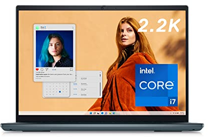 Dell Inspiron 14 Plus 7420 Laptop | 12th Gen Intel Core i7-12700H Prozessor | 14“ 2,2k 300nits Display | 16 GB RAM | 512 GB SSD | NVIDIA GeForce RTX 3050 4 GB GDDR6 | Windows 11 Home | QWERTZ Tastatur