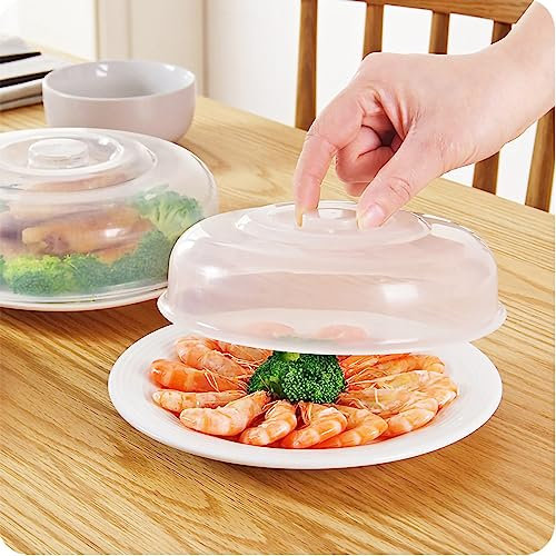 Pilipane Cubierta para Microondas para Alimentos Cubierta para Salpicaduras De Microondas, Cubierta para Microondas para Alimentos Sin BPA, Horno De Microondas(Medium 17cm)