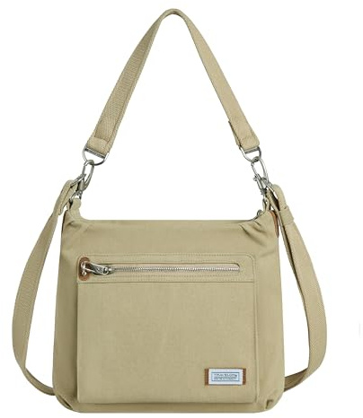 Travelon Anti-Theft Heritage Hobo Bag, Natural, One Size, Anti-theft Heritage Hobo Bag