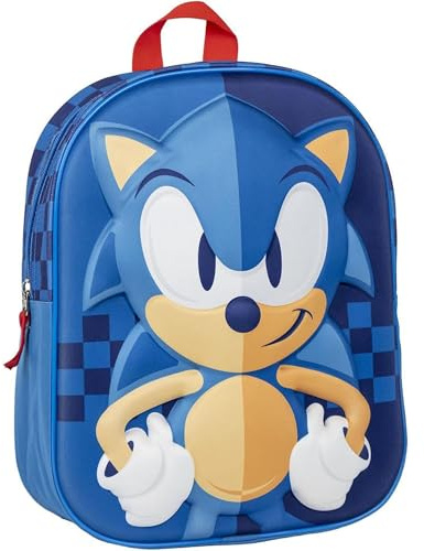 CERDÁ LIFE'S LITTLE MOMENTS, Sac à dos Sonic pour enfant Unisex Kids, BLUE, Regular