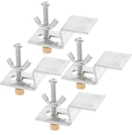 FELTECHELECTR 1ensemble Clips De Fixation Pour Évier Encastrable Kit De Supports Sous Évier Fixations Polyvalentes Pour Installation De Cuisine Et Salle De Bain
