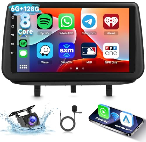[6G+128GB] 8-Core Autoradio per Opel Meriva B 2009-2014 Android Radio Bluetooth GPS Navigatore, Hodozzy 9 Pollici Touchscreen CarPlay Wireless Android Auto, Stereo WiFi DSP, FM RDS Canbus Telecamera