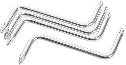HOLIDYOYO 4pezzi Cacciaviti Offset Tipo z Per Spazi Ristretti Cacciaviti Doppia Testa Per Parafanghi Auto Elettrodomestici e Accessori Materiale Solido Design Ad Angolo Retto Utilizzo Versat