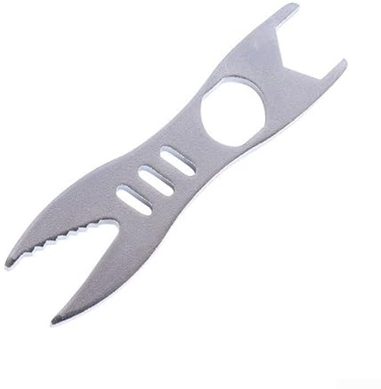 Zilimontt Chiave a doppia estremità aperta in acciaio al cromo vanadio, 5,5-24 mm, strumento dinamometrico regolabile, per manutenzione di automobili e moto (argento)