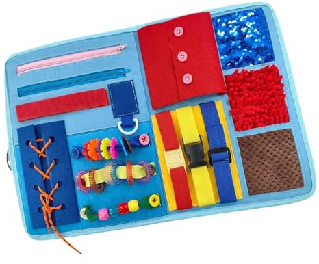 Couverture sensorielle pour enfants – Planche d'activités apaisante, couverture sensorielle – pour la concentration, la tension, l'humeur, la maison, les voyages, la salle de classe