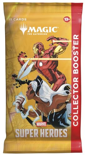 Magic: The Gathering | Marvel Super Heroes Collector Booster | 1 Pack of 15 Cards | Collectible Trading Card Game