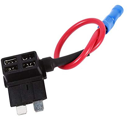 Keenso 5pcs Voiture Fusible, Mini Porte-Fusible Voiture Add-A-Circuit Fusible Adaptateur de Robinet Support ATM APM Lame Fusible Titulaire
