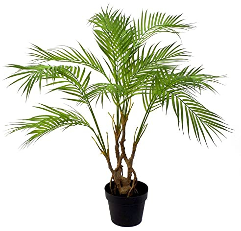 Leaf Design UK Large Realistic Artificial Palm Tree, 90cm Twist Palm, AZ-PALMNEW