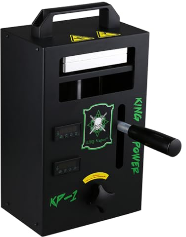 Rosin-Presse 600W - 4 Tonnen Druck, Digitale Temperaturregelung für Trockenblumen-Pressemaschine