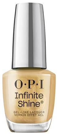 SMALTO OPI Infinite Shine 24/7 Carat - oro metallico duraturo con Tecnologia Pre-Cured Gel. Applicazione precisa con il pennello Pro-Wide di OPI. (15ml)
