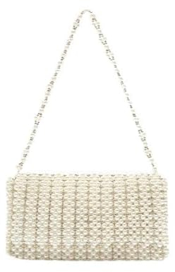 Faletony Damen Clutch Luxus Perlen Abendtasche Brauttasche Elegant Handtasche Luxus Geldbörse Umhängetasche für Hochzeit Abendparty Tanzparty Geburtstag