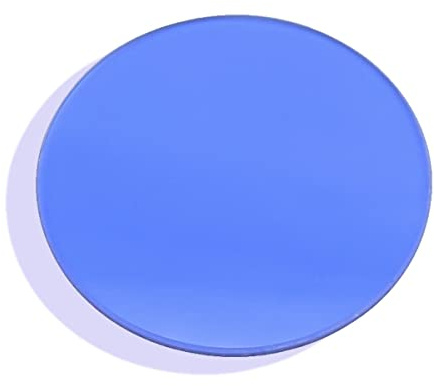 Accesorios Para Microscopios Microscopio Filtro de color azul 32 mm 35 mm 42 mm 45 mm for accesorios de microscopio biológico Vidrio azul transparente Durabilidad Y Rendimiento Confiable(Diameter 45 m