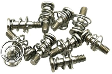 Fläktskruvar Kryssskruvar med fjäderhuvud for PC-komponenter, silver, M2 och .5, 30-pack(M2.5 x 9)