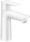 hansgrohe Wasserhahn Talis E (wassersparende Armatur mit hohem Auslauf 110mm, Zugstangen- Ablauf), Mattweiß