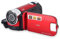 Sugoyi Videocamera Digitale, videocamera DV Full HD 1080P 16X ad Alta Definizione, Rotazione di 270 °(Rosso UE)