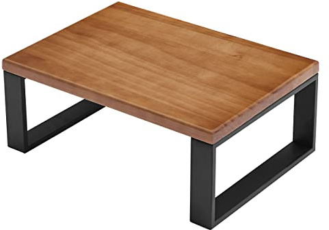 Solid Wooden Step Stool for Adults Seniors Non-Slip, Heavy Duty Bed Steps for High Beds with 500 LBS Capacity, Portable Bedside Step Stool Easy Assembly