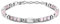 LOLIAS Rosenquarz Armband Damen Edelstahl Perlenarmband Damen Beste Freundin Armbänder Damen Geschenke Schmuck Armband Silber 4MM