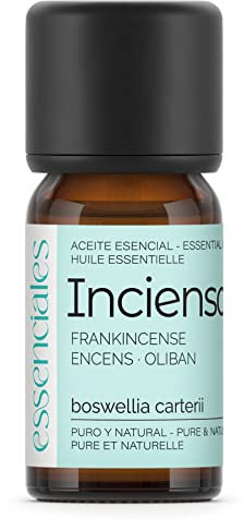 Essenciales - Aceite Esencial de Incienso, 100% Puro, 10 ml | Aceite Esencial Boswellia Carterii