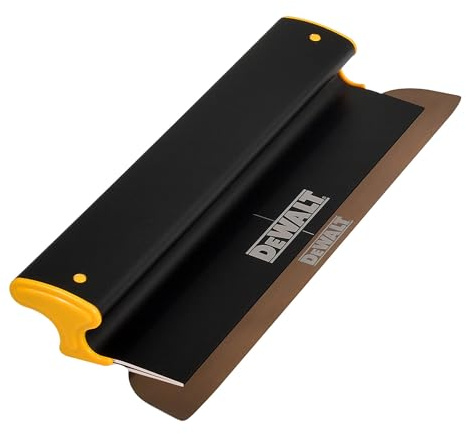 DEWALT Trockenbau Skimming Klinge, 40,6 cm | Pro-Grade | extrudiertes Aluminium & europäische Edelstahl-Konstruktion | schlagfeste Endkappen | Sheetrock Gyprock Wandboard Gipskarton | DXTT-2-916