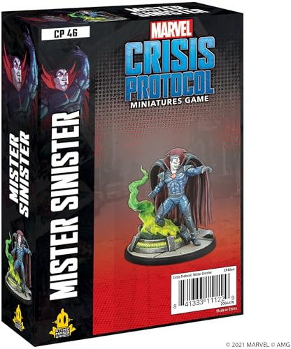 Atomic Mass Games , Marvel Crisis Protocol: Character Pack: Mr Sinister: Marvel Crisis Protocol , Miniatures Game , Ages 10+ , 2+ Players , 45 Minutes Playing Time