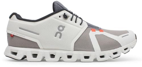 On Herren Cloud 5 Push Sneaker, Pearl Fossil, 43 EU