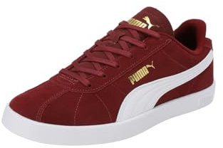 PUMA Unisex Club II Sneaker, Intense Red White Gold, 48 EU