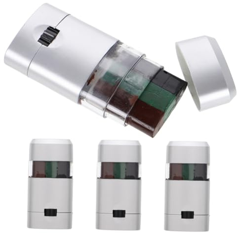 UKCOCO 4 Pièces Peinture De Visage Camouflage Peinture Pour Le Visage Rouge Peinture De Visage De Base-ball De Maquillage Équipement De Chasse Stylo De Maquillage Peinture à L'huile