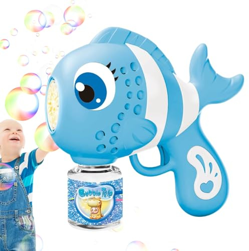 Machine à Bulles Automatique,Générateur de Bulles Portatif avec Lumières et Sons | Distributeur De Savon Fluide Portable - Jouet À Souffler pour, Anniversaire, Fêtes, Jardin