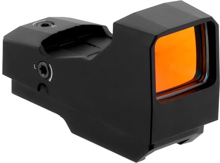 ToopMount Mirino a punto riflesso 1x29mm, mirino a punto rosso multi-reticolo 3 MOA, mirino ottico multistrato Shake Awake a 11 livelli, ottica impermeabile antiurto 1000G (reticolo a 3 modelli)