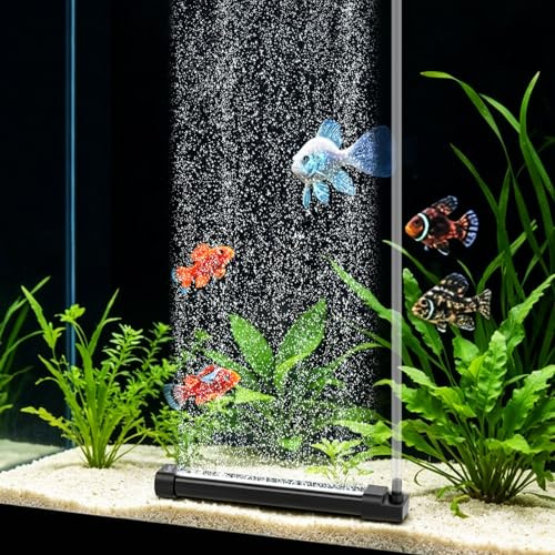 hygger Diffuseur Air Aquarium pour Aquarium avec Accessoires, Décoration à Haute Diffusion d'oxygène pour Aquariums d'eau Douce et d'eau de mer (7,9 Pouces, 1 pièce)